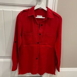 Zara woman red shirt / overshirt